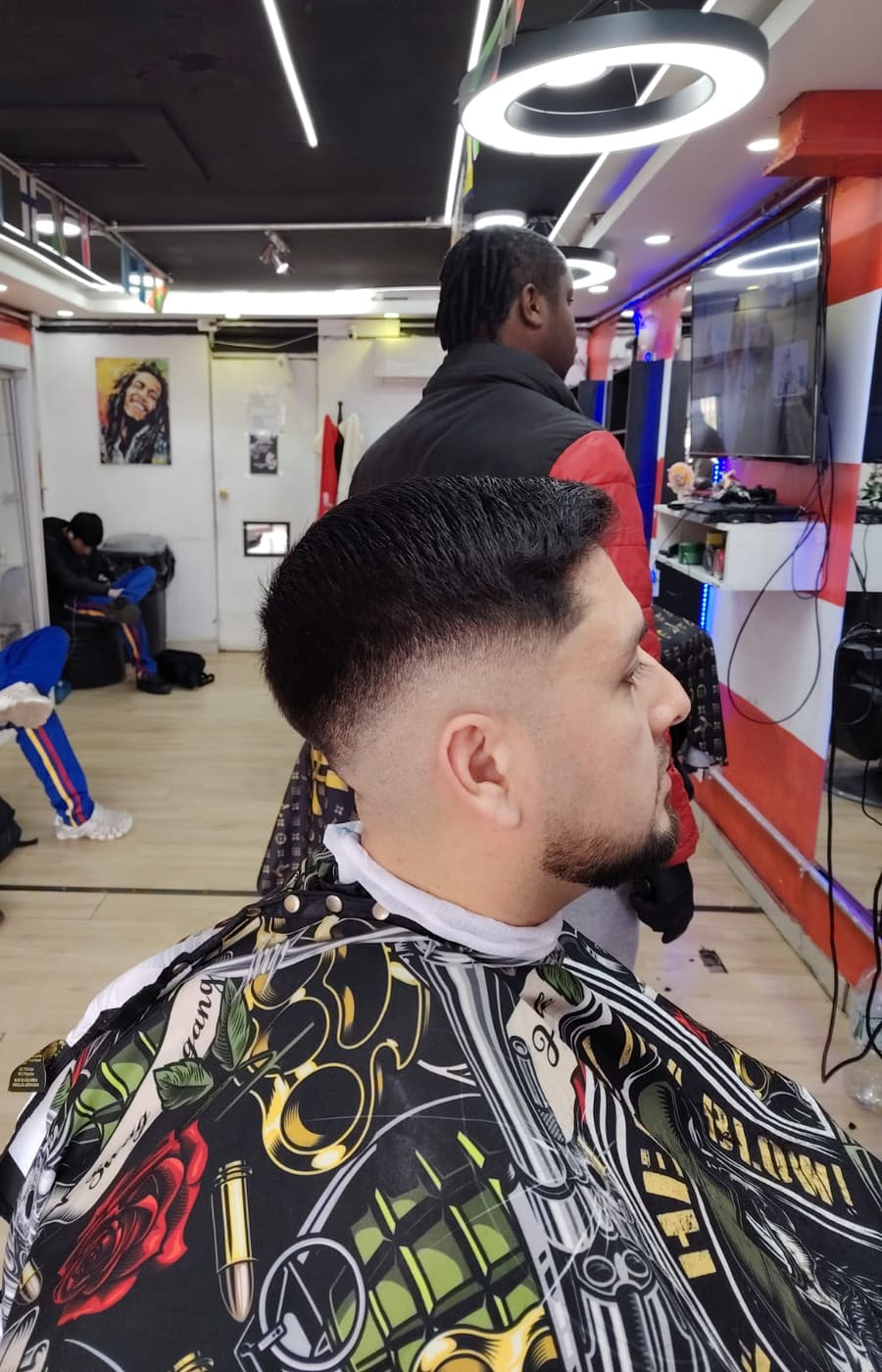 Corte realizado en Barbería California