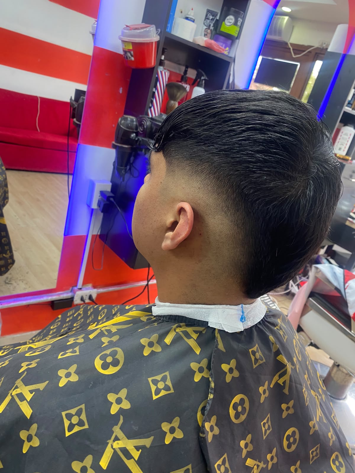 Corte realizado en Barbería California
