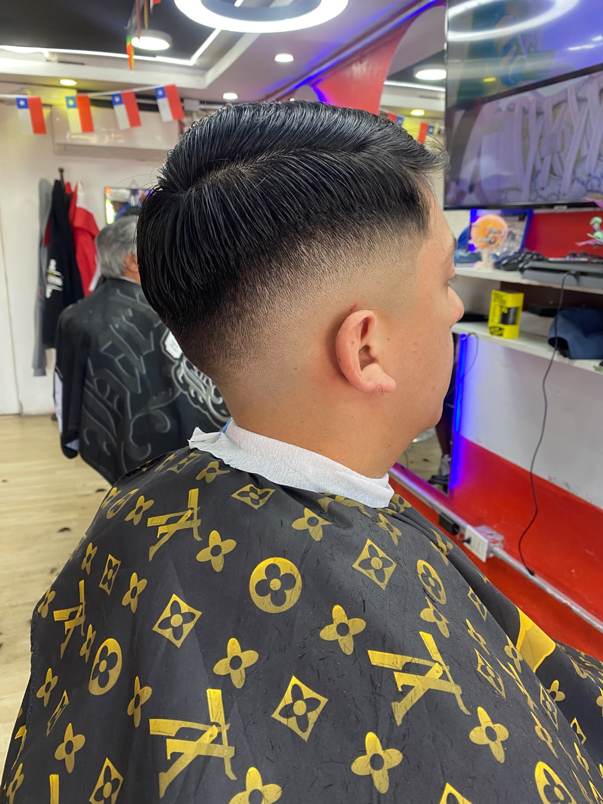 Corte realizado en Barbería California