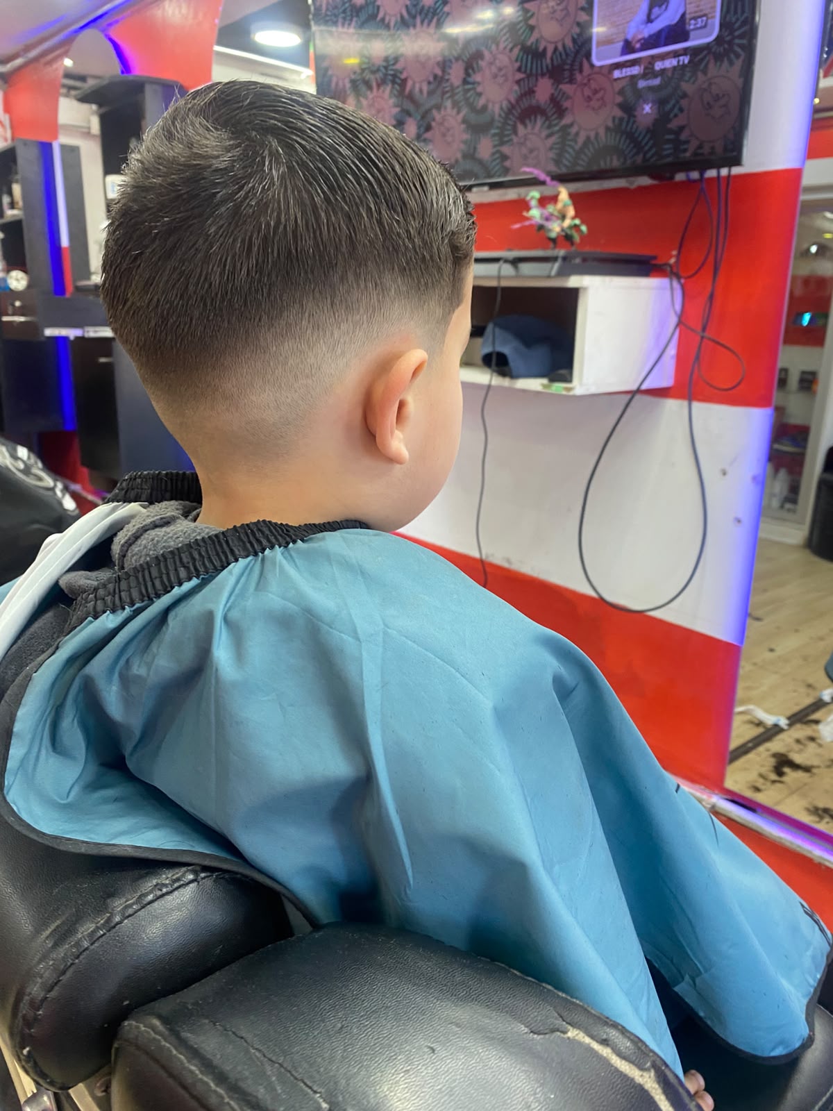 Corte realizado en Barbería California