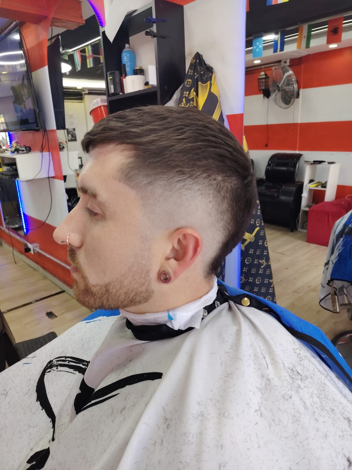 Corte realizado en Barbería California