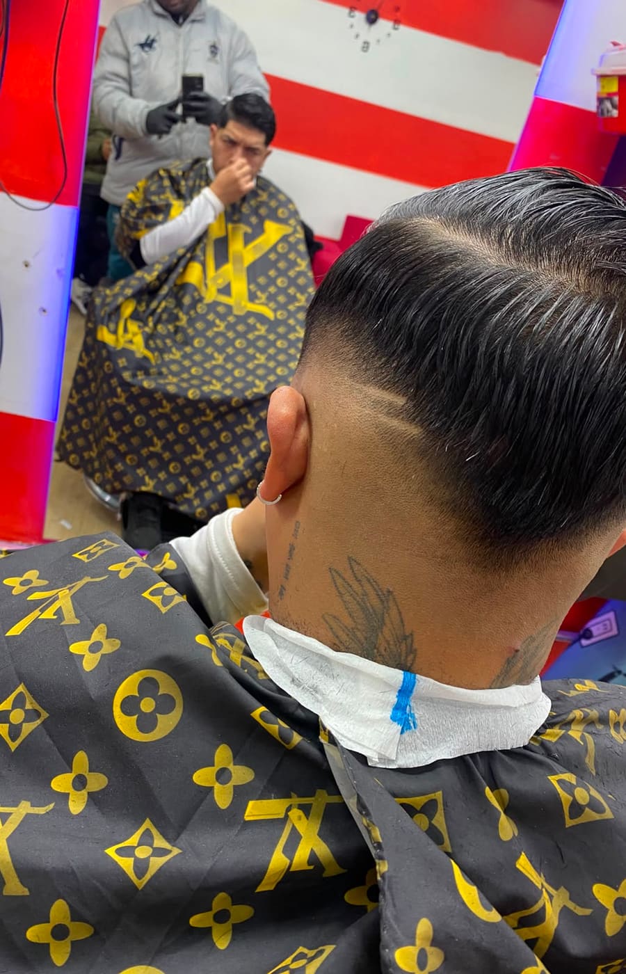 Corte realizado en Barbería California