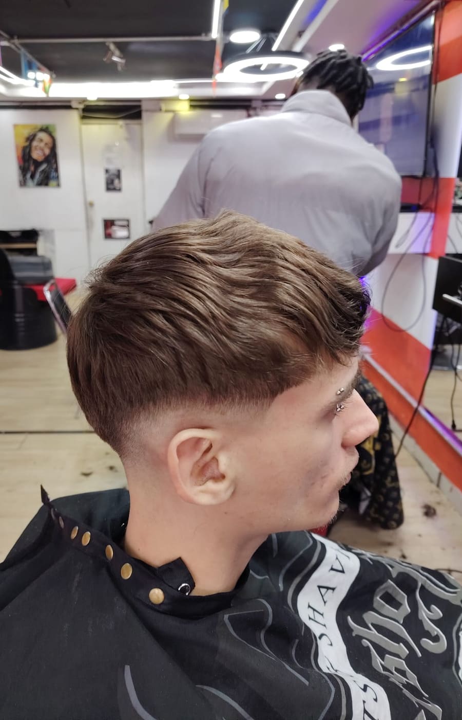 Corte realizado en Barbería California