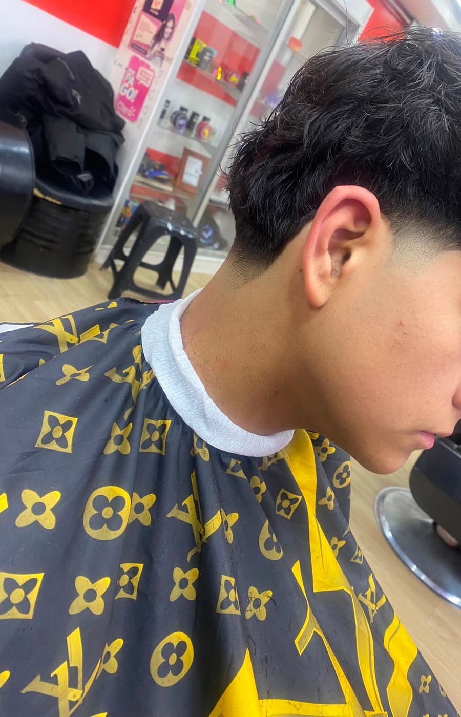 Corte realizado en Barbería California