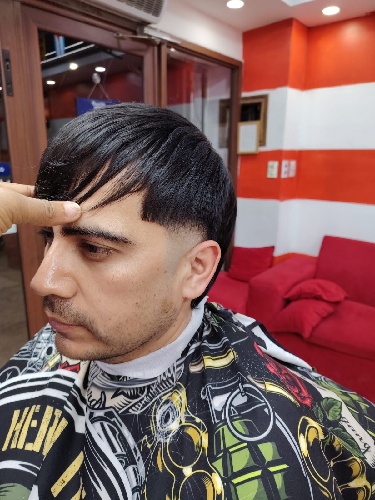 Corte realizado en Barbería California